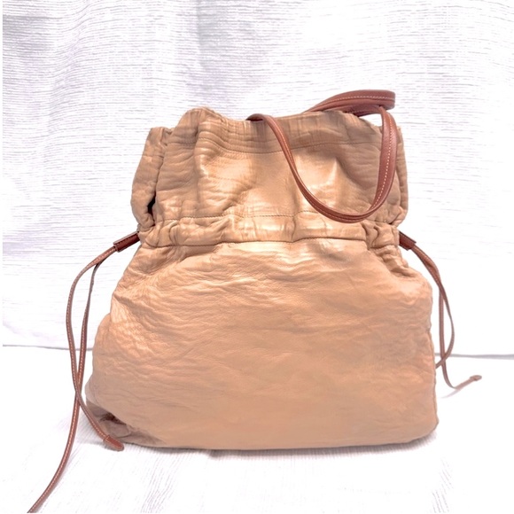 Prada Nappa Leather Drawstring Tote w/COA - Picture 9 of 10